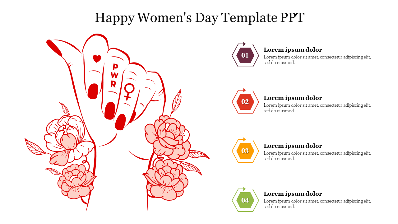 Effective Happy Womens Day Template PPT Slide
